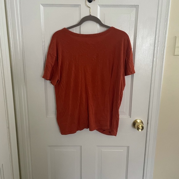 Large Orange Pocket Tee with Tie Universal Thread - Picture 3 of 6